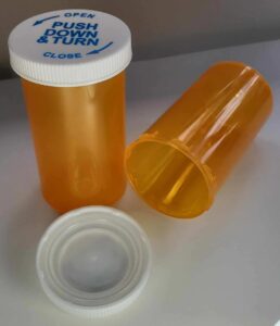Amber Robot Vials Dram Size 13 (310 Pieces) (Compatible with Parata Systems)