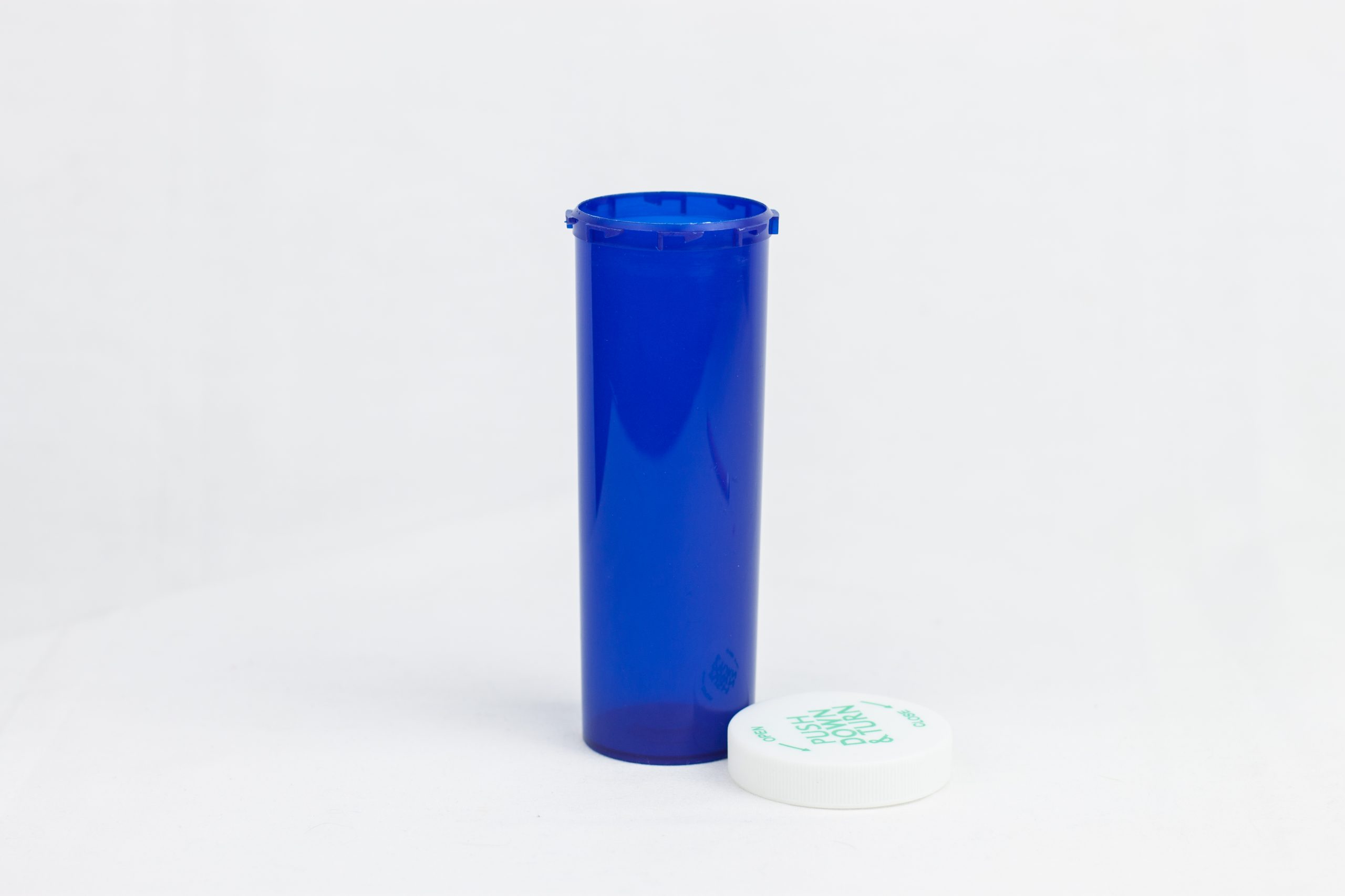 60 Dram Safety Cap Medicine Vials Push-N-Turn Vials