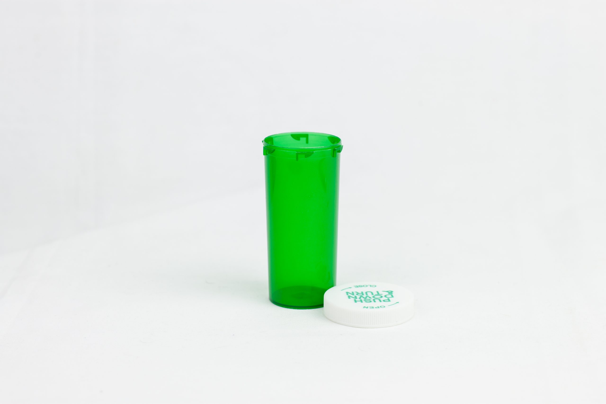 13 Dram Safety Cap Medicine Vials Push-N-Turn Vials