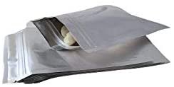 10x14 cm Resealable Mylar bags Pure Aluminum Foil for Zip Bag Pouches Lock Package Bags