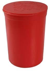 Pack of 150-Red 30 Dram Pop Top Vial Child Resistant Cap Rx Vial Medical Grade Pill Box Herb Container