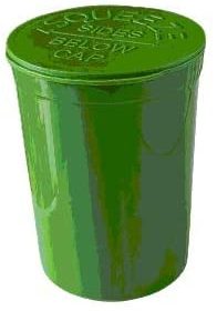 30-Dram Green-Pop Top Vial Child Resistant Cap Rx Vial Medical Grade Pill Box Herb Container