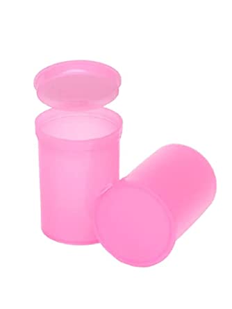 Philips Empty Prescription Pop Top Vial Made in USA Pack of 150 Dry Herb Containers with Child Resistant Translucent Pink Color 30 Dram Medical Pharmacy Pill Bottles