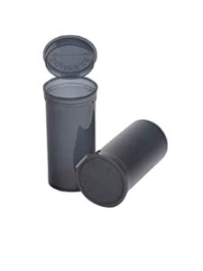 Philips Empty Prescription Pop Top Vial Made in USA Pack of 315 Dry Herb Containers with Child Resistant Translucent Smoke Color 13 Dram Medical Pharmacy Pill Bottles